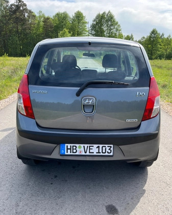 Hyundai i10 cena 8999 przebieg: 164000, rok produkcji 2008 z Świecie małe 191